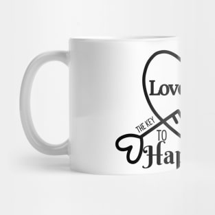 Love Is The Key to Happiness Mug